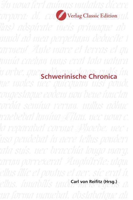 Produktbild: Schwerinische Chronica