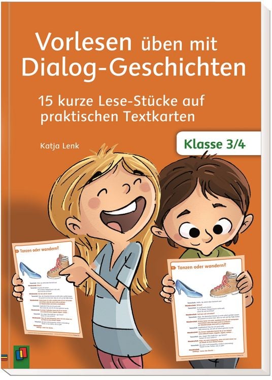 Produktbild: Vorlesen &uuml;ben mit Dialog-Geschichten &ndash; Klasse 3/4