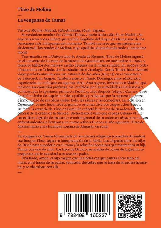 Produktbild: La venganza de Tamar