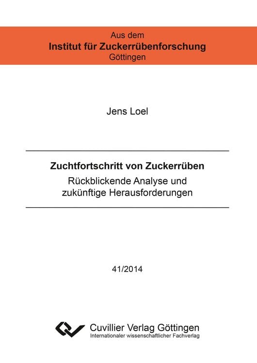 Produktbild: Zuchtfortschritt von Zuckerrüben