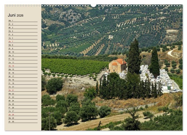 Produktbild: Gro&szlig;er Grieche Kreta (Wandkalender 2026 DIN A2 quer), CALVENDO Monatskalender