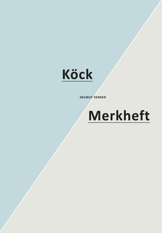 Produktbild: K&ouml;ck (Erz&auml;hlungen) / Merkheft