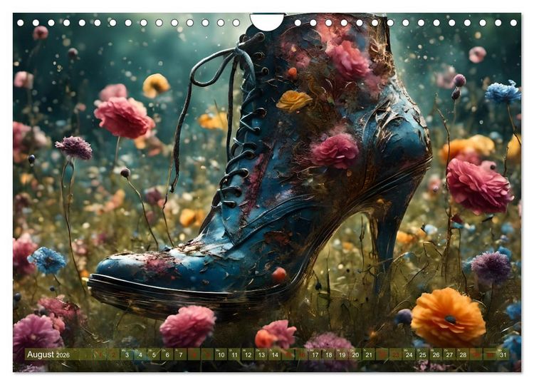 Produktbild: High Heels in Szene gesetzt (Wandkalender 2026 DIN A4 quer), CALVENDO Monatskalender