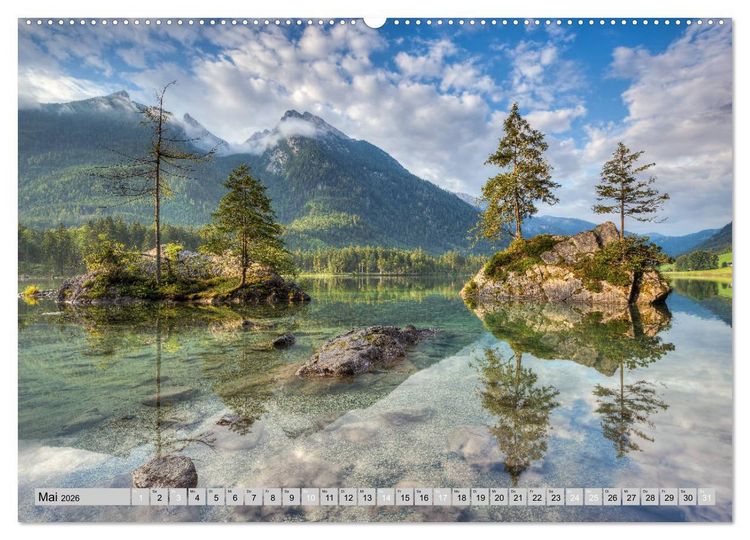 Produktbild: Wundersch&ouml;nes Bayern (hochwertiger Premium Wandkalender 2026 DIN A2 quer), Kunstdruck in Hochglanz
