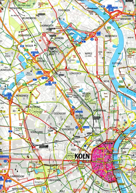 Produktbild: K&ouml;ln, Bonn und Umgebung - Wander- und Freizeitkarte