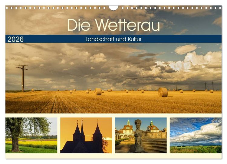 Produktbild: Die Wetterau - Landschaft und Kultur (Wandkalender 2026 DIN A3 quer), CALVENDO Monatskalender