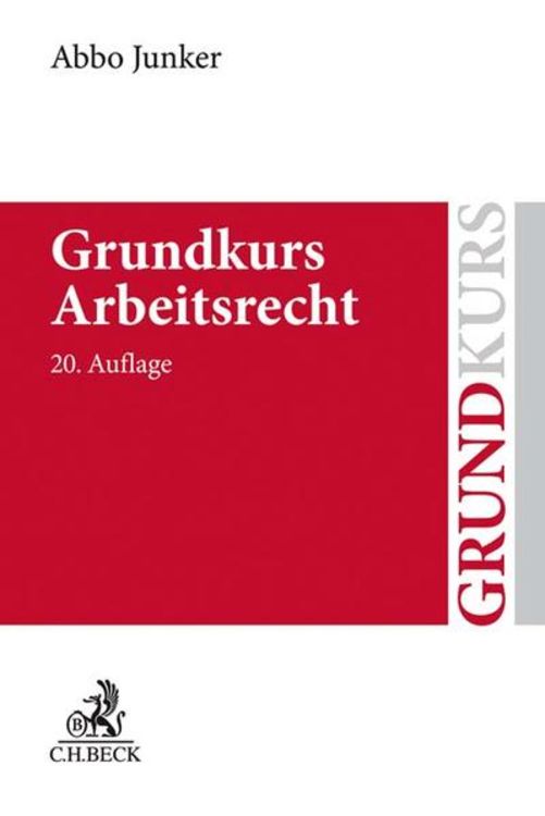 Produktbild: Grundkurs Arbeitsrecht