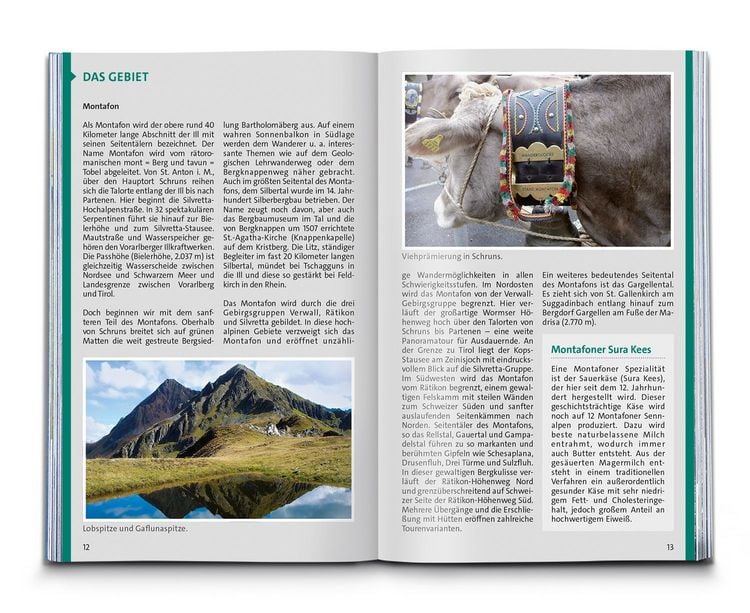 Produktbild: KOMPASS Wanderf&uuml;hrer Montafon, Arlberg, Silvretta, 60 Touren mit Extra-Tourenkarte
