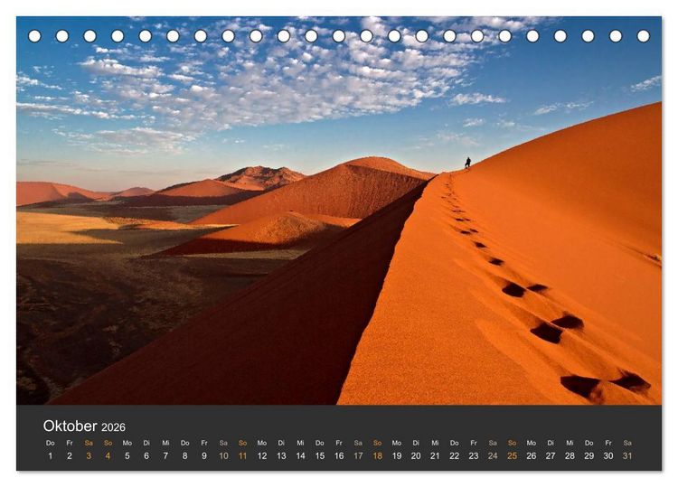 Produktbild: What a wonderful world (Tischkalender 2026 DIN A5 quer), CALVENDO Monatskalender