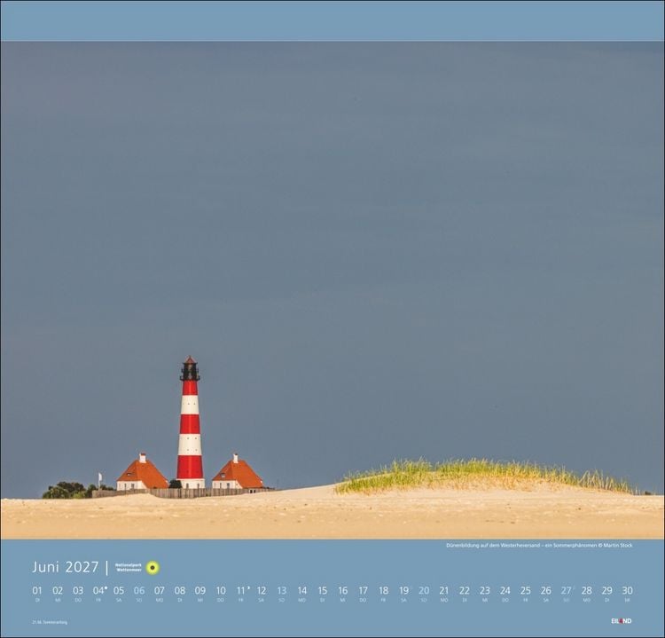Produktbild: Nationalpark Wattenmeer Edition Kalender 2027 - Martin Stock