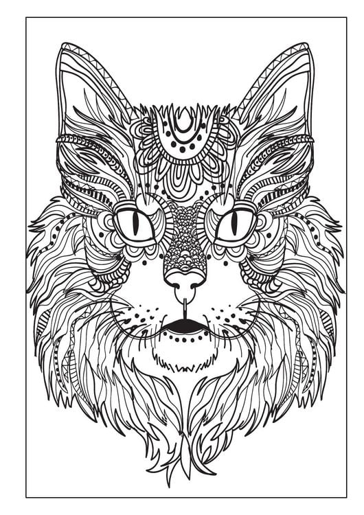 Produktbild: Mandala Malbuch Katzen f&uuml;r Kinder ab 8 Jahren, Teenager und Erwachsene mit 50 sch&ouml;nen Ausmalmotiven