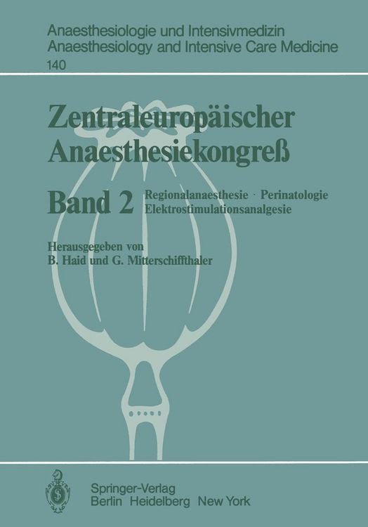 Produktbild: Zentraleurop&auml;ischer Anaesthesiekongre&szlig;