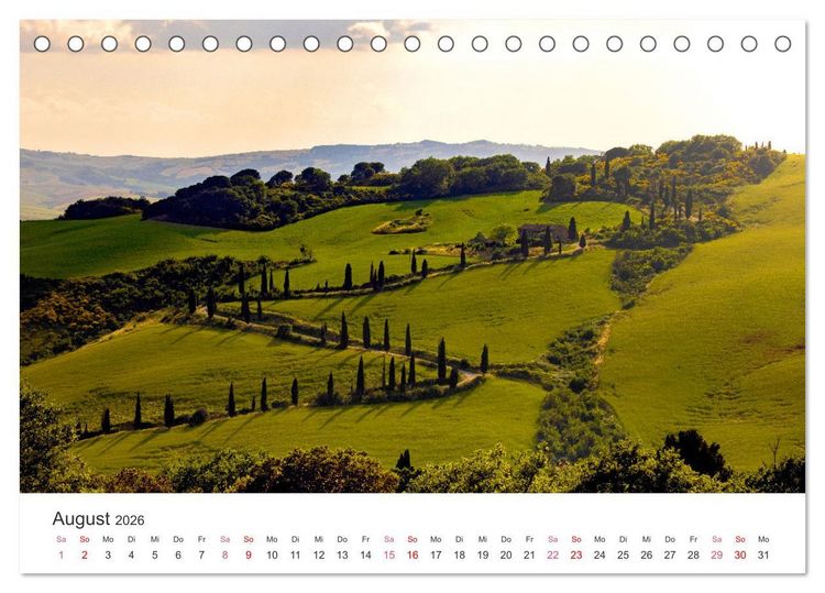 Produktbild: Italien, eine einzigartige Fotoreise (Tischkalender 2026 DIN A5 quer), CALVENDO Monatskalender