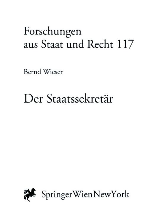 Produktbild: Der Staatssekret&auml;r