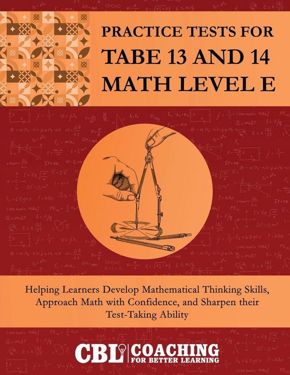 Produktbild: Practice Tests for TABE 13 and 14 Math Level E
