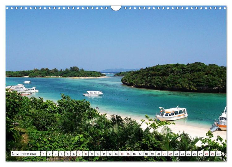 Produktbild: Okinawa - Subtropische Inselwelt im S&uuml;den Japans (Wandkalender 2026 DIN A3 quer), CALVENDO Monatskalender