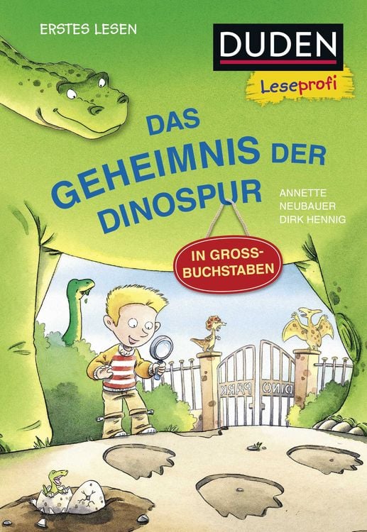 Produktbild: Duden Leseprofi &ndash; Grossbuchstaben: das Geheimnis der Dinospur, Erstes Lesen