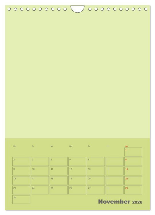 Produktbild: Bastel Terminkalender (Wandkalender 2026 DIN A4 hoch), CALVENDO Monatskalender