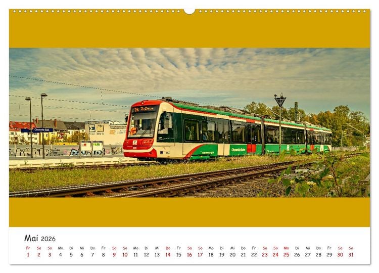 Produktbild: Die Citylink Chemnitz Panorama Ansichten (hochwertiger Premium Wandkalender 2026 DIN A2 quer), Kunstdruck in Hochglanz
