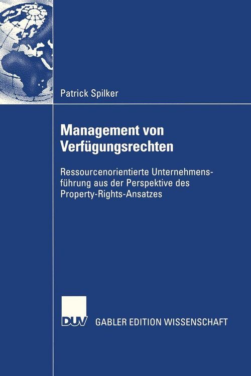 Produktbild: Management von Verf&uuml;gungsrechten