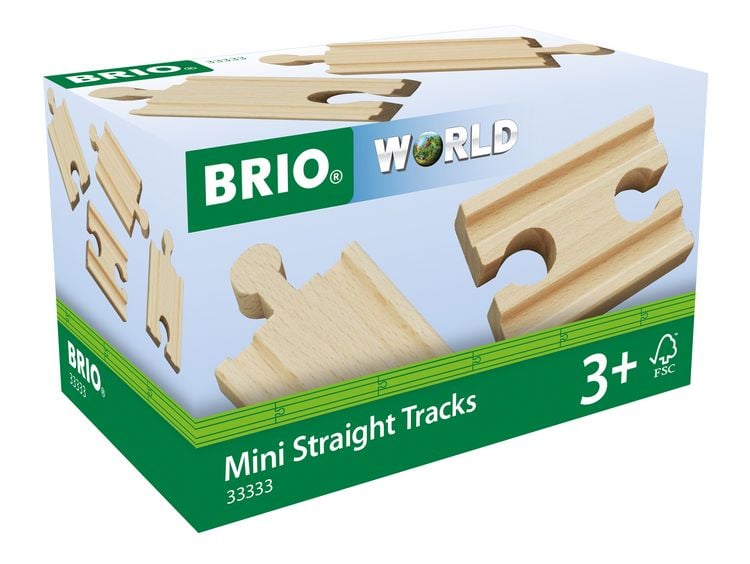 Produktbild: Brio 1/4 Gerade Gleise (A2, B2, C2)