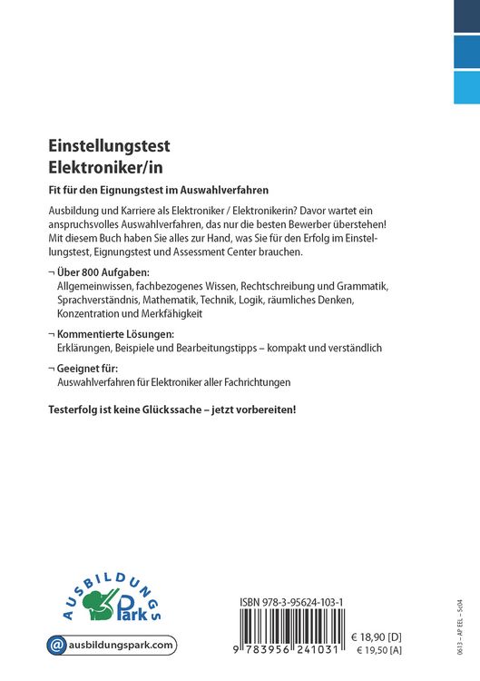 Produktbild: Einstellungstest Elektroniker