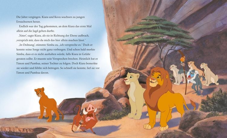 Produktbild: Disney Silver-Edition: Das gro&szlig;e Buch mit den besten Geschichten - K&ouml;nig der L&ouml;wen