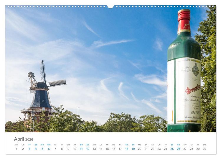 Produktbild: Moin Norden-Norddeich (Wandkalender 2026 DIN A2 quer), CALVENDO Monatskalender