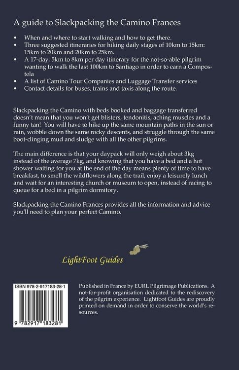 Produktbild: Lightfoot Guide to Slackpacking the Camino Frances