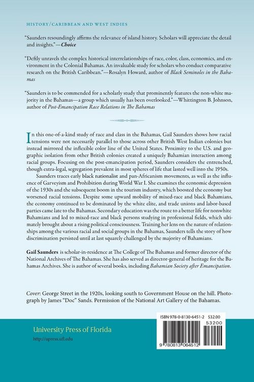 Produktbild: Race and Class in the Colonial Bahamas, 1880-1960