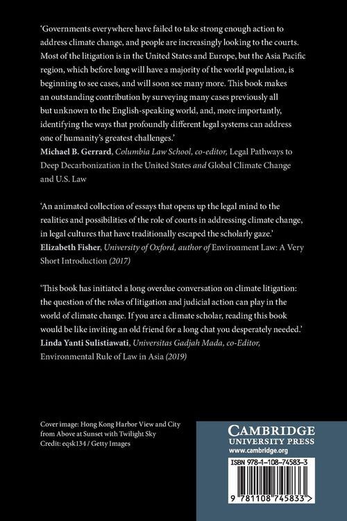 Produktbild: Climate Change Litigation in the Asia Pacific
