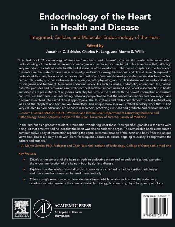 Produktbild: Endocrinology of the Heart in Health and Disease