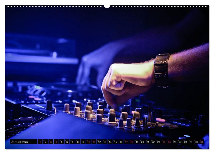 Produktbild: DJ Liveact (hochwertiger Premium Wandkalender 2026 DIN A2 quer), Kunstdruck in Hochglanz