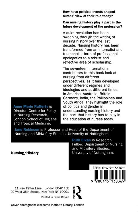 Produktbild: Nursing History and the Politics of Welfare
