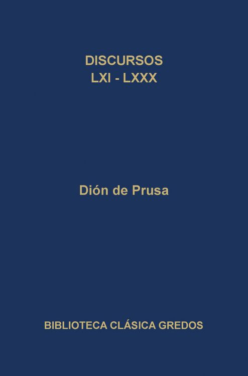 Produktbild: Discursos LXI-LXXX