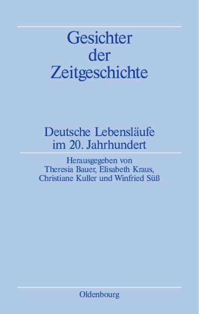 Produktbild: Gesichter der Zeitgeschichte
