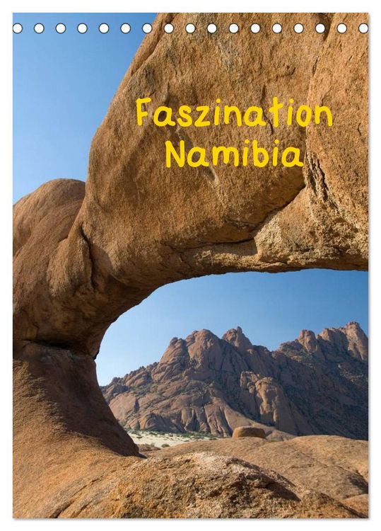 Produktbild: Faszination Namibia (Tischkalender 2026 DIN A5 hoch), CALVENDO Monatskalender