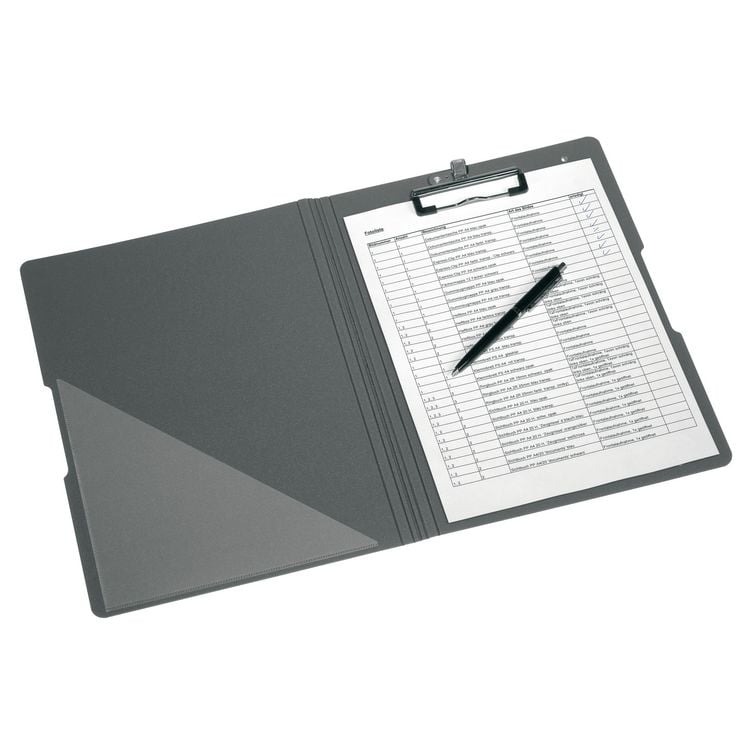 Produktbild: Herlitz Klemmbrettmappe Polyfoam A4, Blau