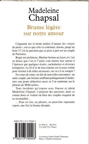 Produktbild: Brume l&eacute;g&egrave;re sur notre amour