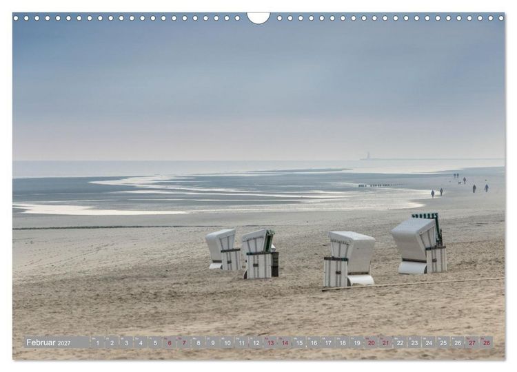 Produktbild: Ostfriesische Inseln (Wandkalender 2027 DIN A3 quer), CALVENDO Monatskalender