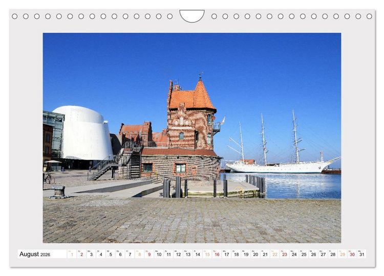 Produktbild: Stralsund genie&szlig;en (Wandkalender 2026 DIN A4 quer), CALVENDO Monatskalender