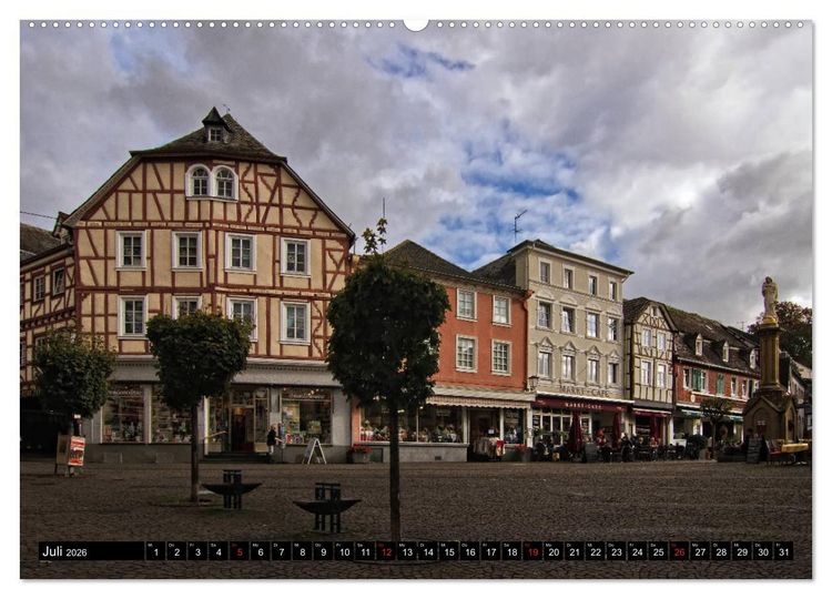 Produktbild: Stadtansichten, Linz am Rhein die bunte Stadt (hochwertiger Premium Wandkalender 2026 DIN A2 quer), Kunstdruck in Hochglanz