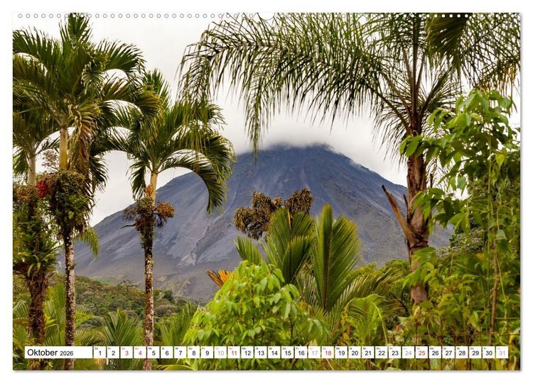 Produktbild: Costa Rica (hochwertiger Premium Wandkalender 2026 DIN A2 quer), Kunstdruck in Hochglanz