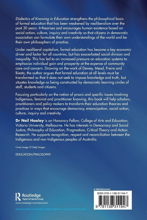 Produktbild: Dialectics of Knowing in Education