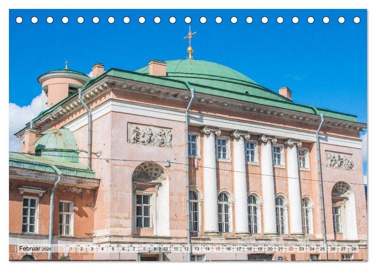 Produktbild: St. Petersburg - Prachtvolle Ostseemetropole (Tischkalender 2026 DIN A5 quer), CALVENDO Monatskalender