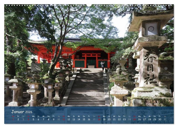 Produktbild: Japan - Impressionen aus dem Land der aufgehenden Sonne (hochwertiger Premium Wandkalender 2026 DIN A2 quer), Kunstdruck in Hochglanz