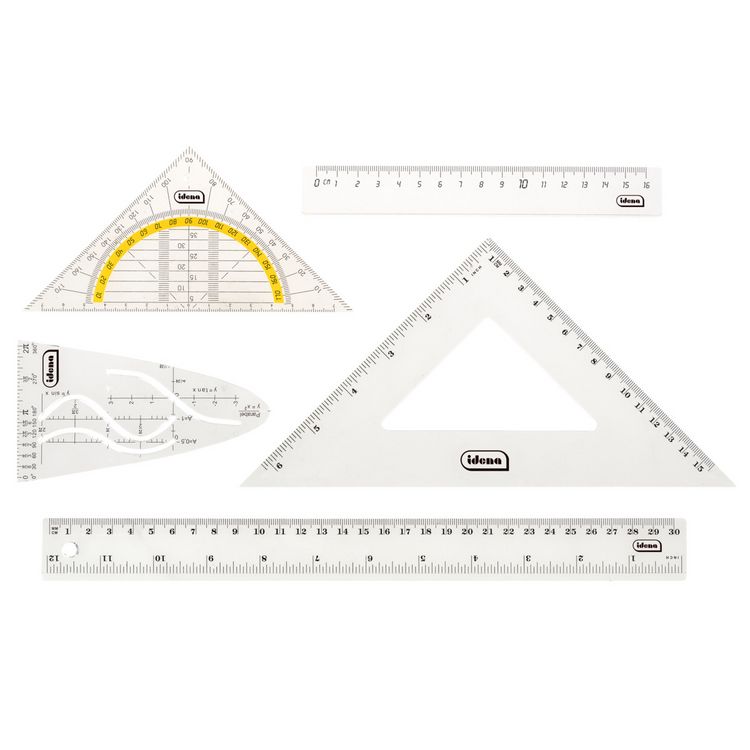 Produktbild: Idena Geometrie Set abheftbar 6 Teile