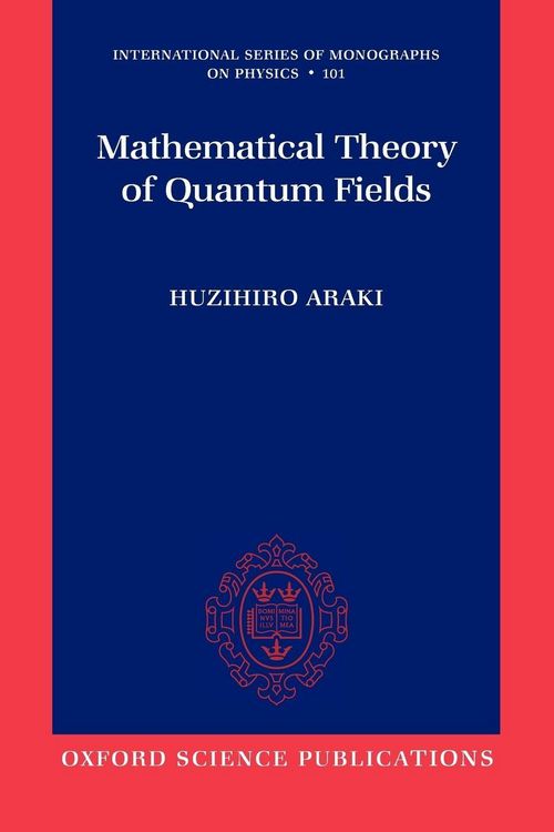 Produktbild: Mathematical Theory of Quantum Fields