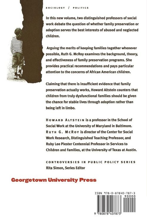 Produktbild: Does Family Preservation Serve a Child's Best Interests?