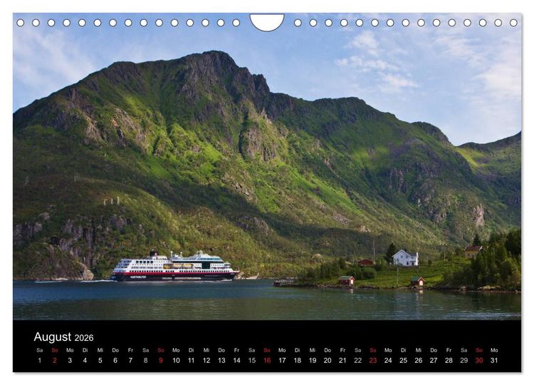 Produktbild: Norwegen - Faszination des Nordens (Wandkalender 2026 DIN A4 quer), CALVENDO Monatskalender